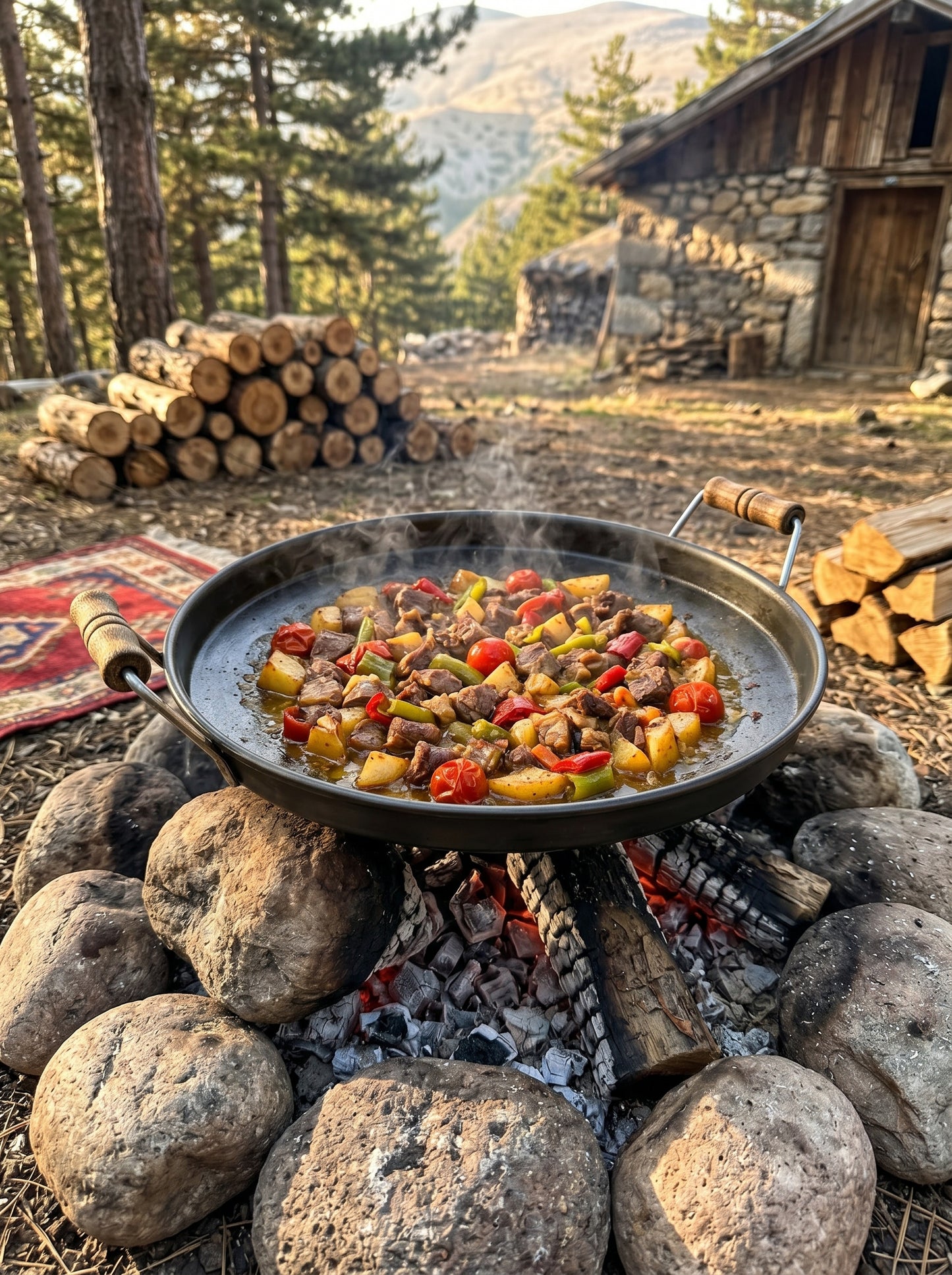 ZERAKAMP Sac Kavurma ve Gözleme Tavası – 40 cm