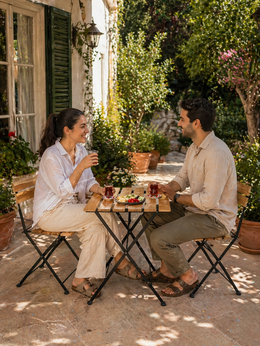 Katlanabilir Bistro Masa Takımı