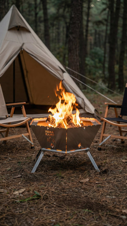 🔥 Taşınabilir Katlanabilir Kamp Ateş Çukuru