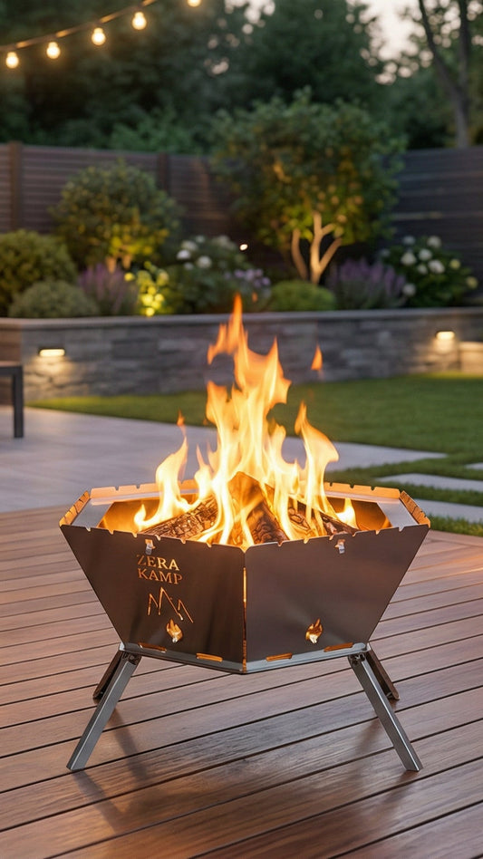 🔥 Taşınabilir Katlanabilir Kamp Ateş Çukuru